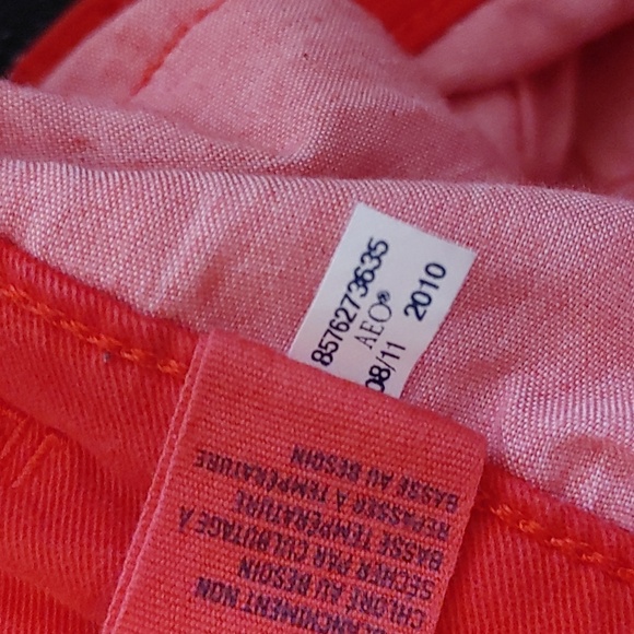 ๐ 3/$20๐ American Eagle Stretch Jeggings in Red US 14 - Picture 11 of 12